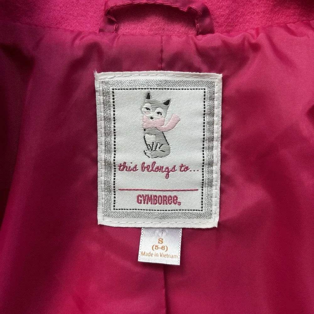 Gymboree Fair Isle Flurry Pink Girls Coat Girls Size Small‎